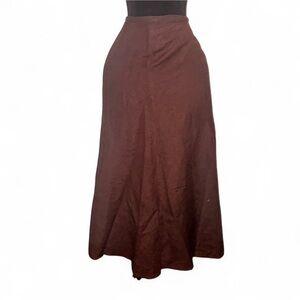 Ashley Stewart Chocolate Brown Maxi Skirt